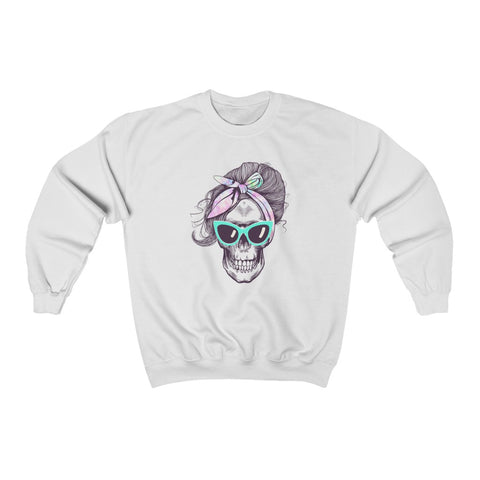 Tie Dye Bandana Skull Unisex Sweatshirt