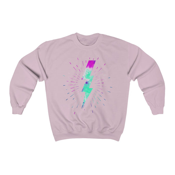 Tie Dye Lightning Bolt ASM Unisex Crewneck Sweatshirt