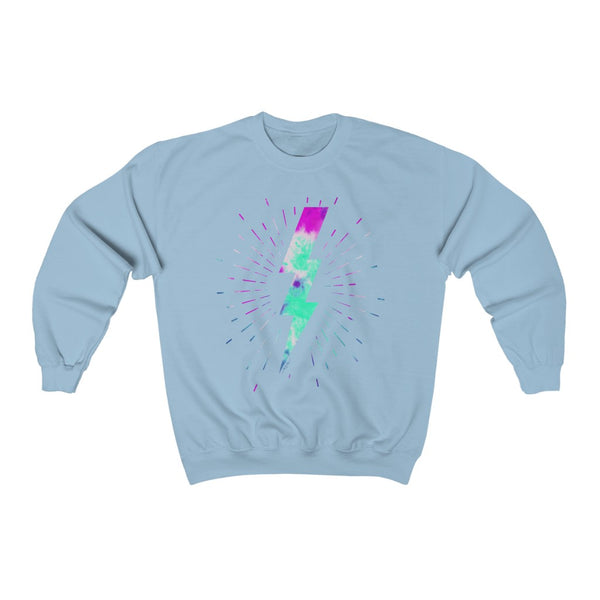 Tie Dye Lightning Bolt ASM Unisex Crewneck Sweatshirt