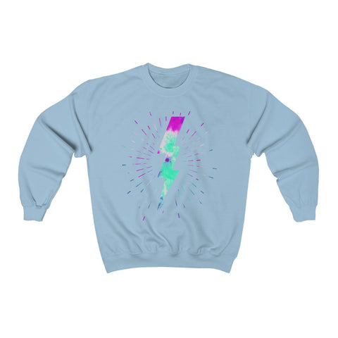 Tie Dye Lightning Bolt ASM Unisex Crewneck Sweatshirt
