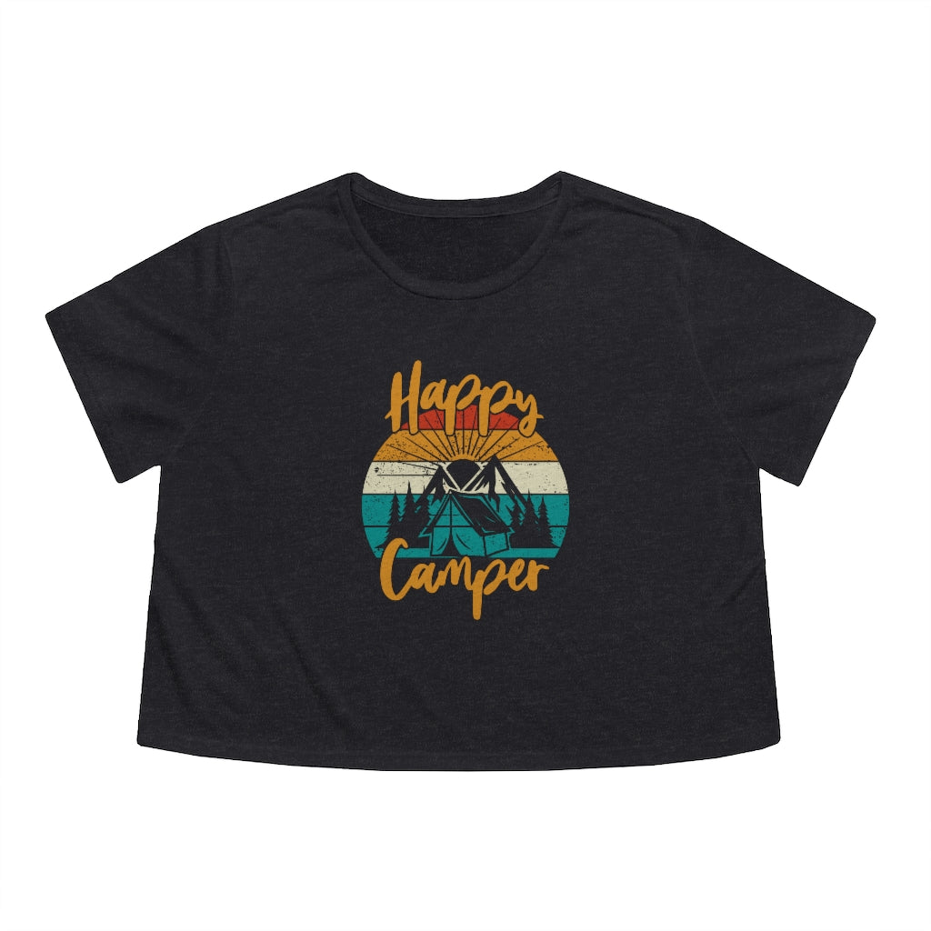 Happy Camper Cropped Tee