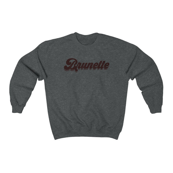 Brunette Babe Unisex Crewneck Sweatshirt