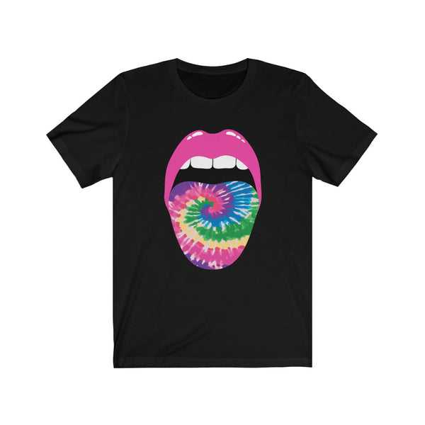 Swirl Tie Dye Tongue Out Tee