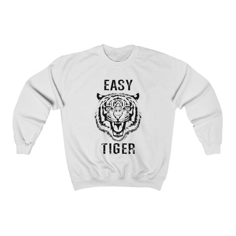 Easy Tiger Black Distressed Unisex Sweatshirt