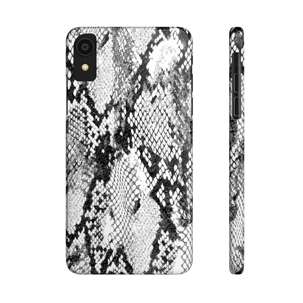 Snake Print Snap Phone Case