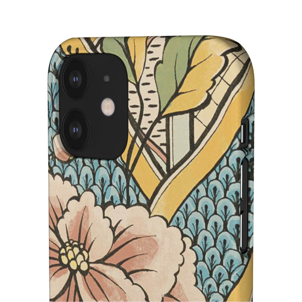 Floral Wallpaper Snap Phone Case