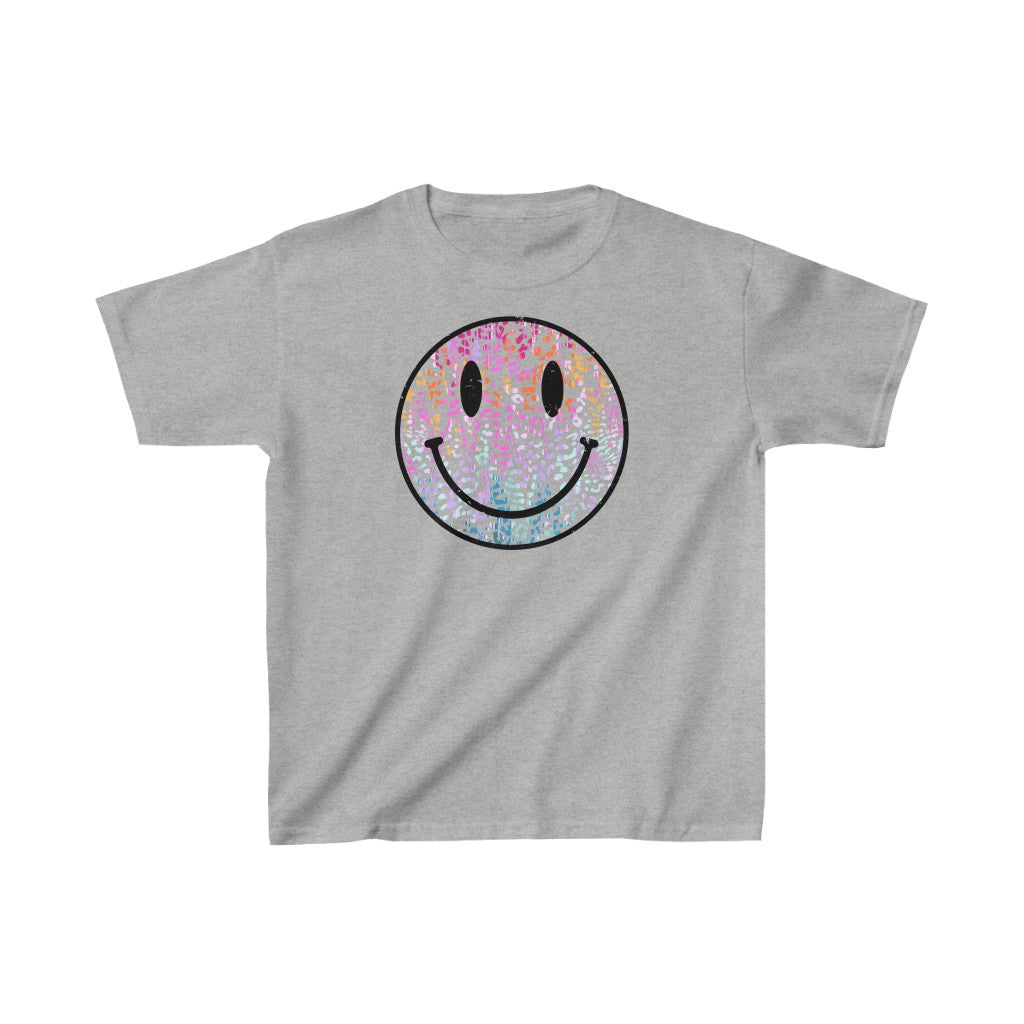 Big Smiley Face Kids Tee