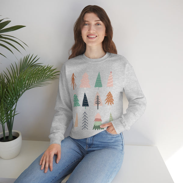 Pretty Christmas Trees Unisex Sweatshirt