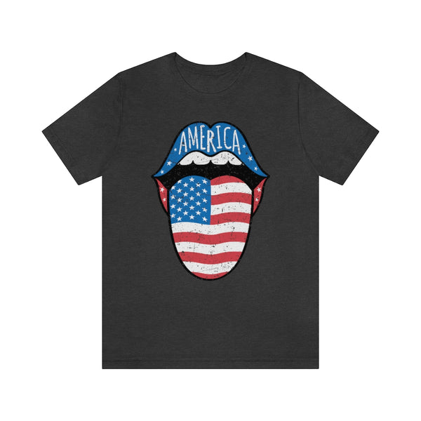 America Tongue Out Unisex Tee