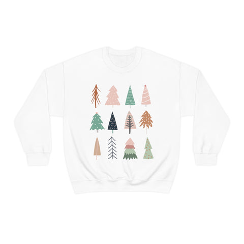 Pretty Christmas Trees Unisex Sweatshirt