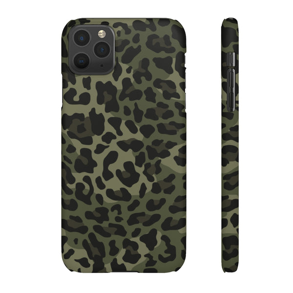 Camo Leopard Print Snap Phone Case