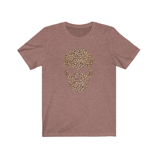 Skull Head Leopard Unisex Tee