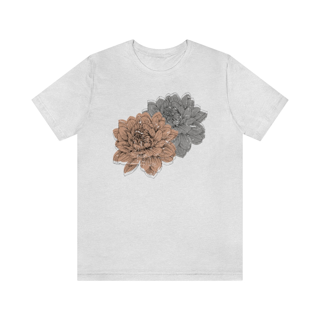 Grungy Flowers Unisex Tee