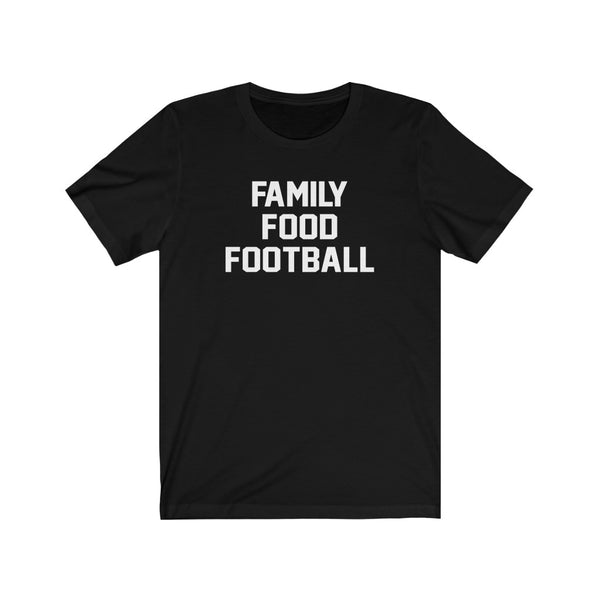 Family Food Football Unisex Short Sleeve Tee