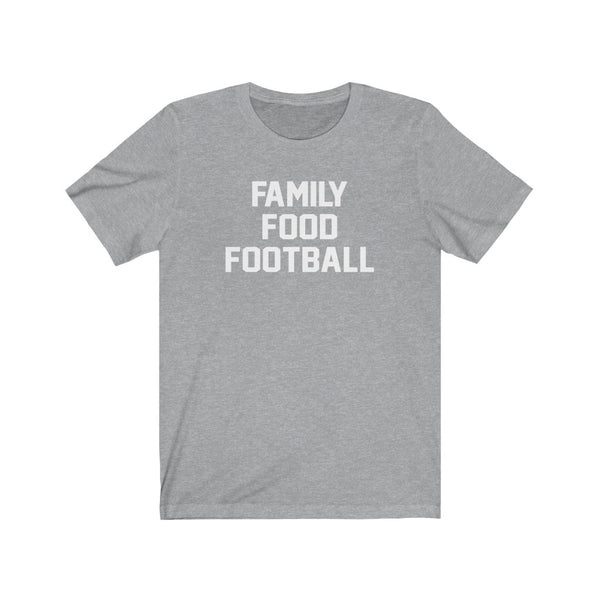 Family Food Football Unisex Short Sleeve Tee