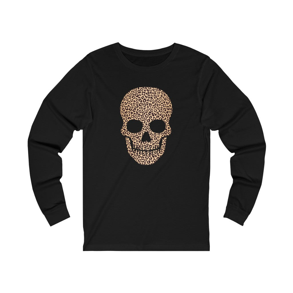 Leopard Skull Unisex Long Sleeve Tee