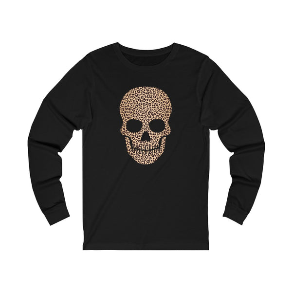 Leopard Skull Unisex Long Sleeve Tee