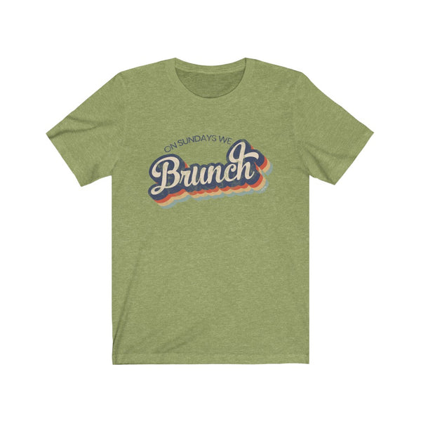On Sundays We Brunch Unisex Tee