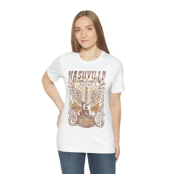 Nashville Music City Grunge Unisex Tee