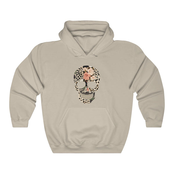 Multi Print Skull Unisex Hooded Sweatshirt