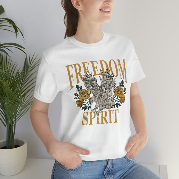 Freedom Spirit Eagle Grunge Unisex Tee