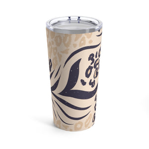 Leopard Feather Tumbler 20oz
