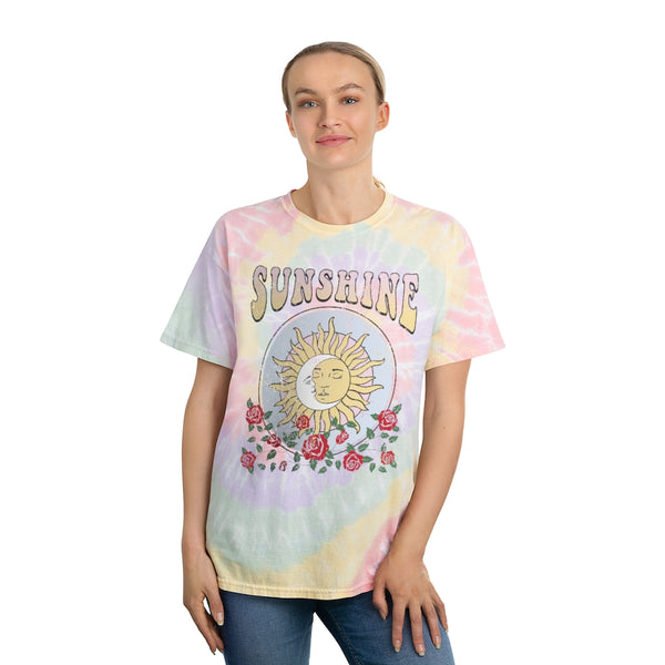 Sunshine Sun Moon Tie-Dye Unisex Tee