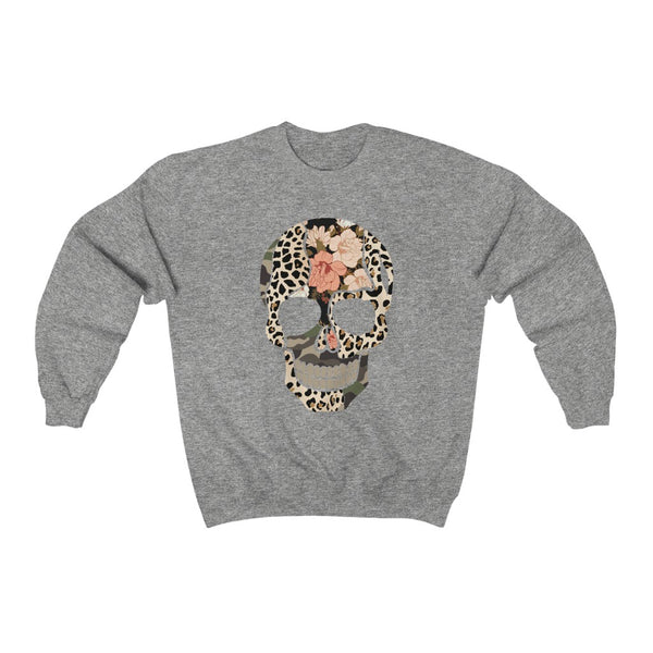 Multi Print Skull Unisex Sweatshirt