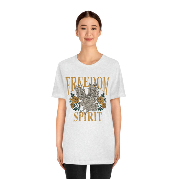 Freedom Spirit Eagle Grunge Unisex Tee