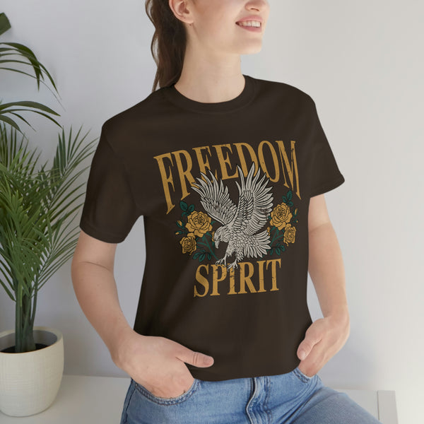 Freedom Spirit Eagle Grunge Unisex Tee