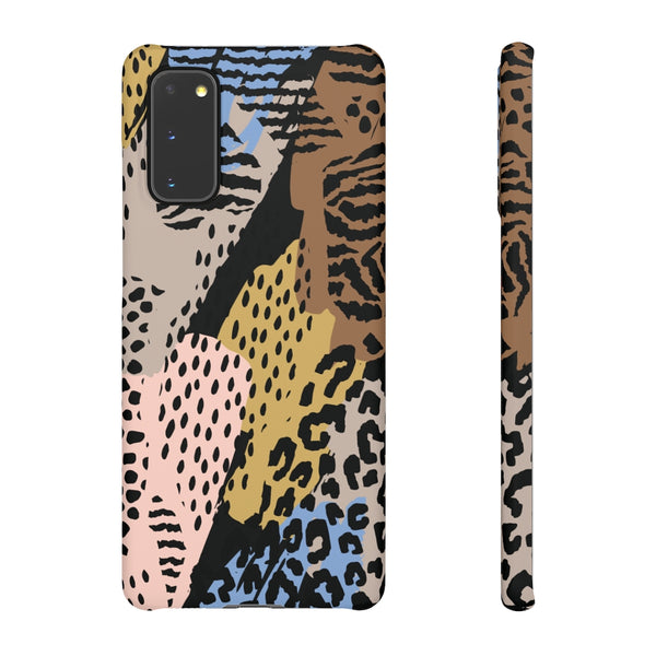 Abstract Cheetah Print Snap Phone Case