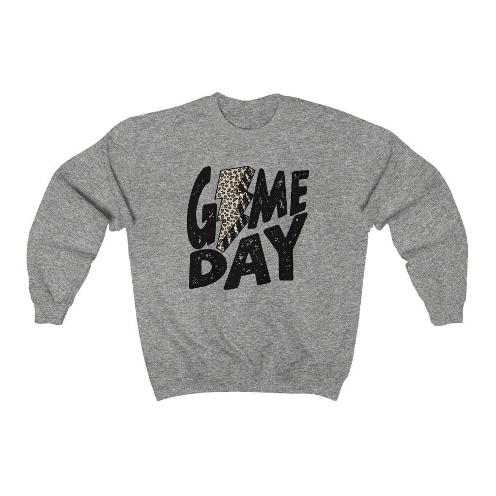 Game Day Leopard Bolt Unisex Sweatshirt