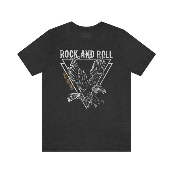 Eagle Wild & Free Rock & Roll Distressed Tee