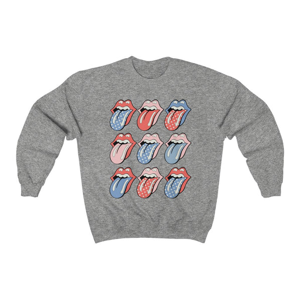 Flags Out Tongues Out Unisex Sweatshirt